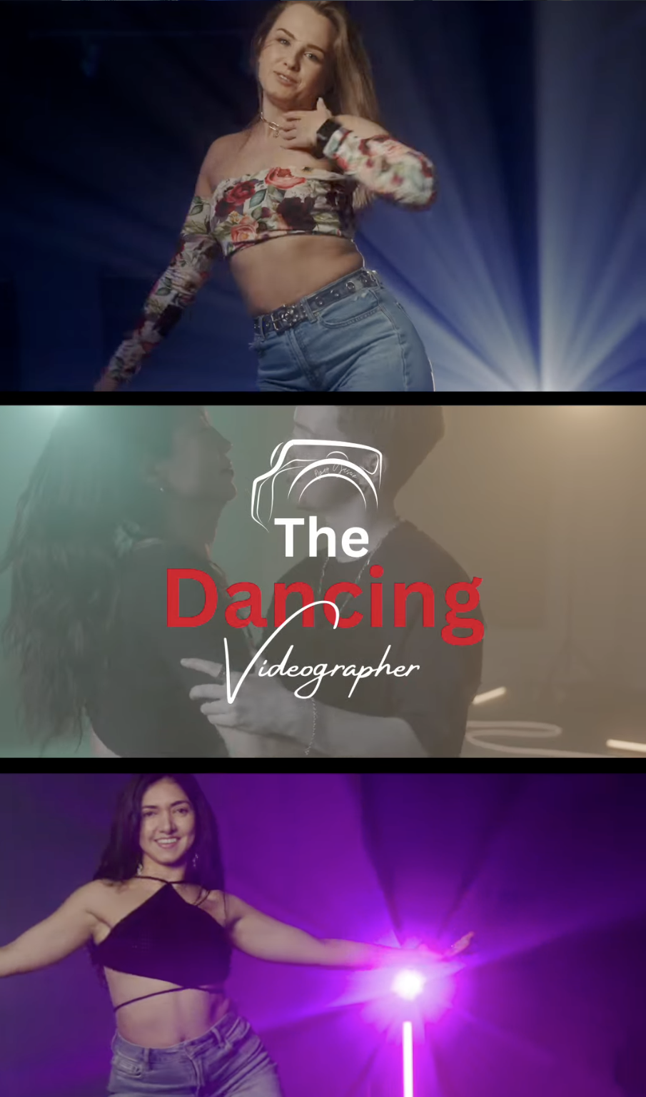 Dance and event media collage by The Dancing Videographer